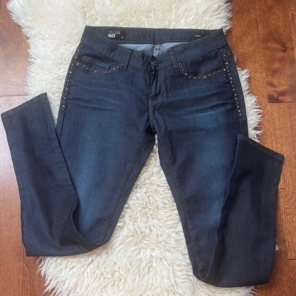 Willam Rast Women dark Blue Skinny Jeans, Size 27